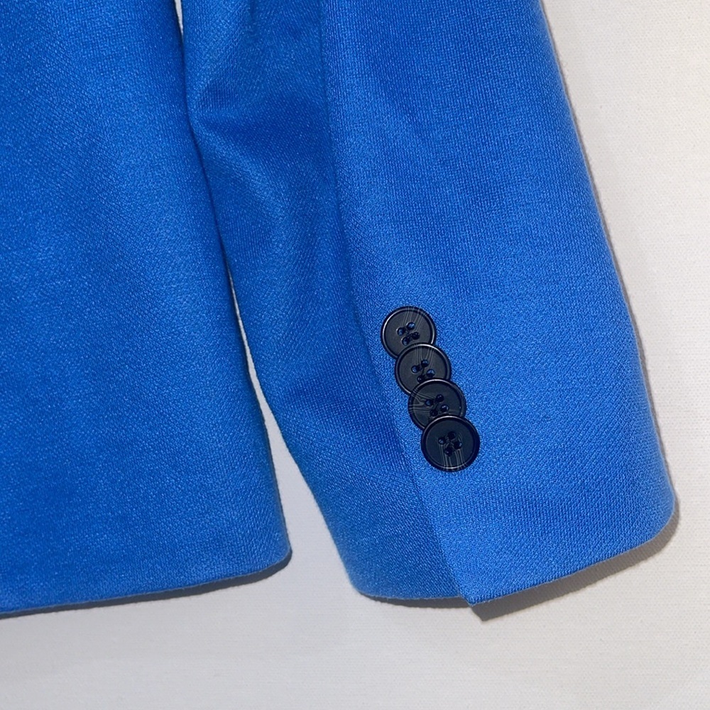Zara Men’s Basic Blue Two Button Blazer Jacket Si… - image 8